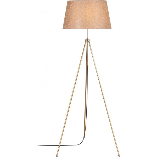 Tripod golvlampa - Vintage/ljusbrun