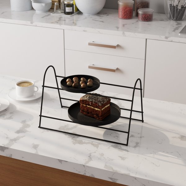 Assiette dcorative Plato 13 - Noir