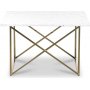 Terrazzo soffbord 75x75cm - Bianco Terrazzo & underrede cross mssing
