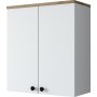 Mendy vggskp 65 cm - Valnt/vit