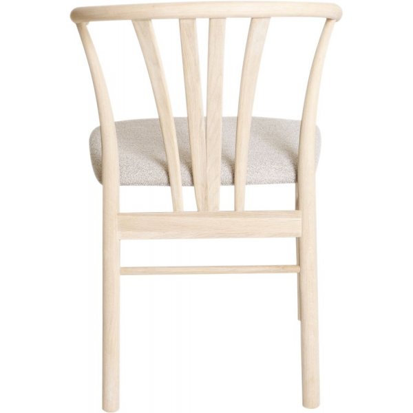 Chaise Aron - Blanc / beige Chaise Aron - Blanc / beige