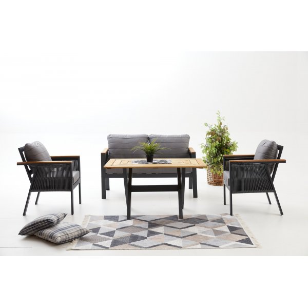 Capella loungegrupp - Antracit