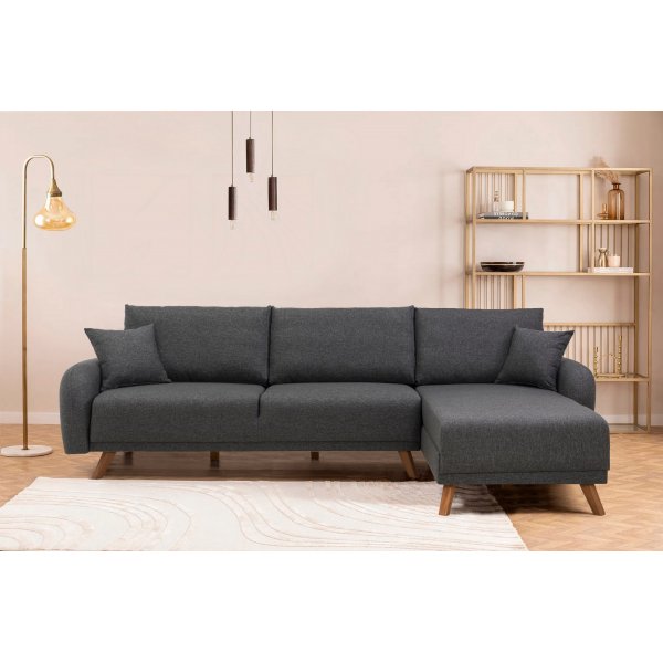 Kronos slaapbank Antraciet