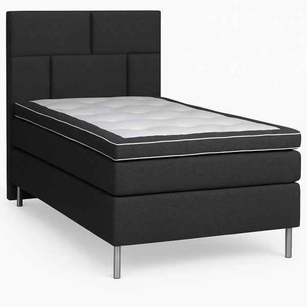 S�ng 140x200 cm - M�rkgr� - Hilton Deluxe