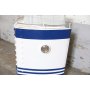 Barskp bt 102 x 54 cm - Vit/bl/Svart
