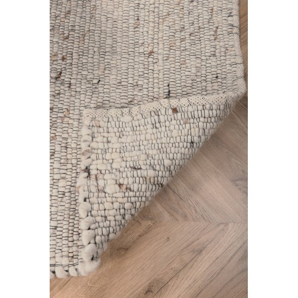 Pontus wollen vloerkleed - Wit/beige Pontus wollen vloerkleed - Wit/beige