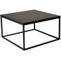 Ravn soffbord 80x80 cm - Svart
