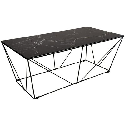 Cube Soffbord - Glas/svart