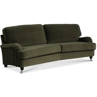 Kvarsebo Howard 3-sits svängd soffa - Mossgrön (Sammet) Kvarsebo Howard 3-sits svängd soffa - Mossgrön (Sammet)