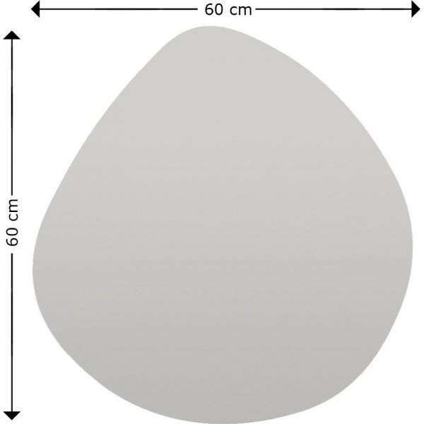 Besso wandspiegel - Zwart
