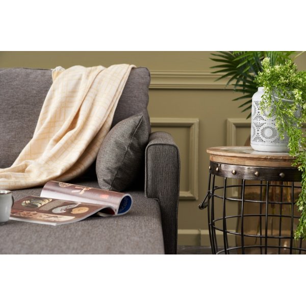 Canapé divan droit Bella - Marron Canapé divan droit Bella - Marron