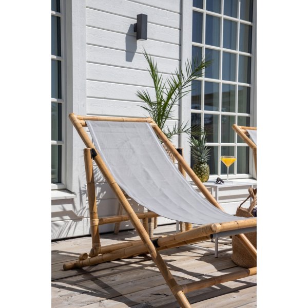 Cane solsäng - Grå/Natur Cane solsäng - Grå/Natur