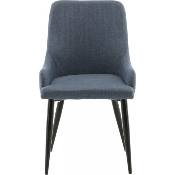 Chaise de salle  manger Paradis - Bleu/noir