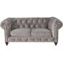 Montgomery Chesterfield 2-sits soffa - Gr sammet