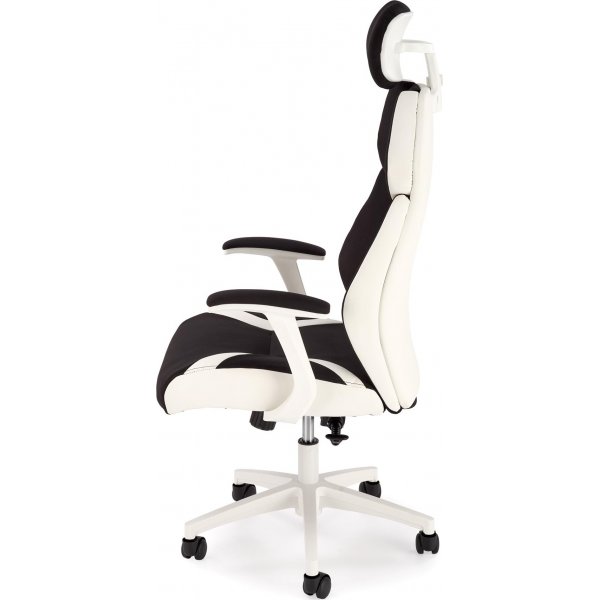 Chaise de bureau Erika - Blanc/noir Chaise de bureau Erika - Blanc/noir