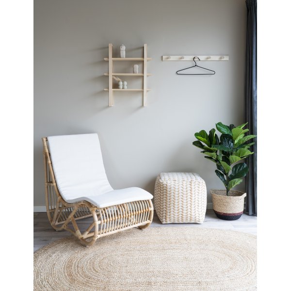 Vapi sittpuff Natur/Elfenbensvit Vapi sittpuff Natur/Elfenbensvit