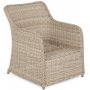 Hrnsoffa Bergamo med ftlj & bord - Beige/beige melerad