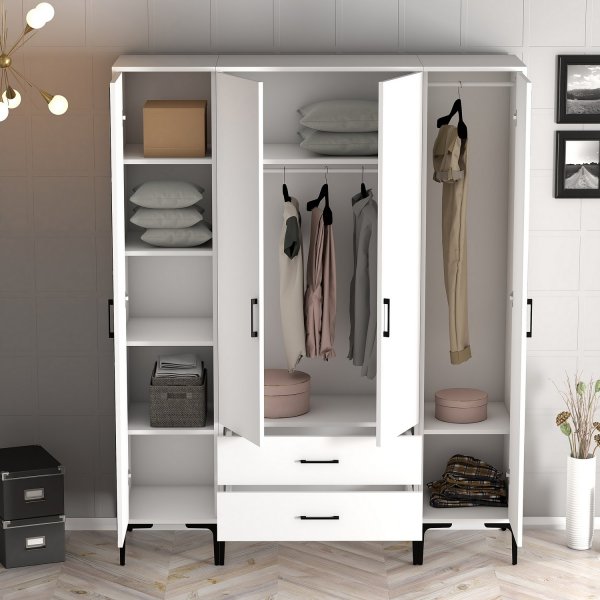 Armoire Kumsal 16 Blanc Armoire Kumsal 16 Blanc