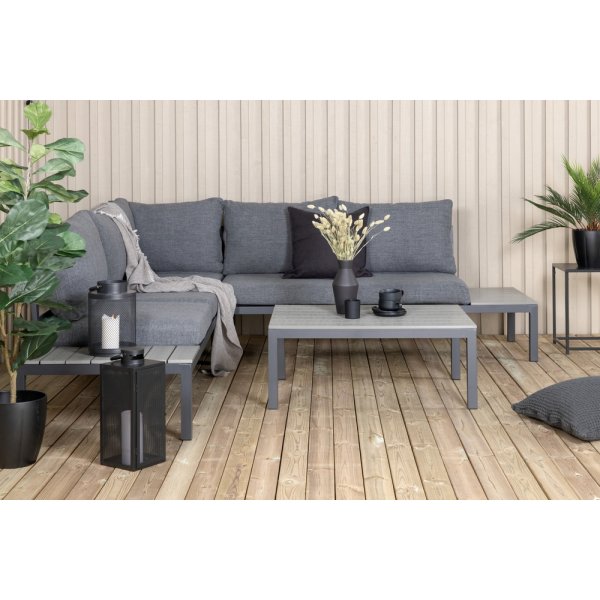 Groupe de canapés d'angle Odense - Noir/Gris Groupe de canapés d'angle Odense - Noir/Gris