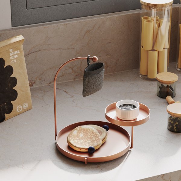 Assiette décorative Knidos - Cuivre Assiette décorative Knidos - Cuivre