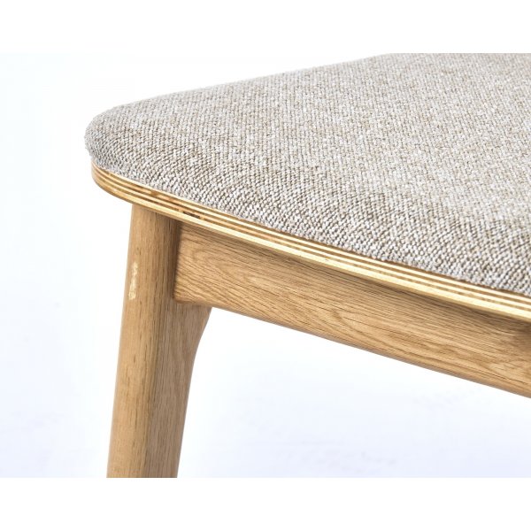 Chaise de salle à manger Kleppen - Sable/chêne Chaise de salle à manger Kleppen - Sable/chêne