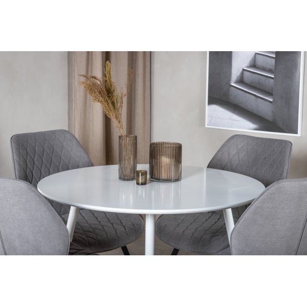 Table à manger Paradis 100 cm - Blanc Table à manger Paradis 100 cm - Blanc