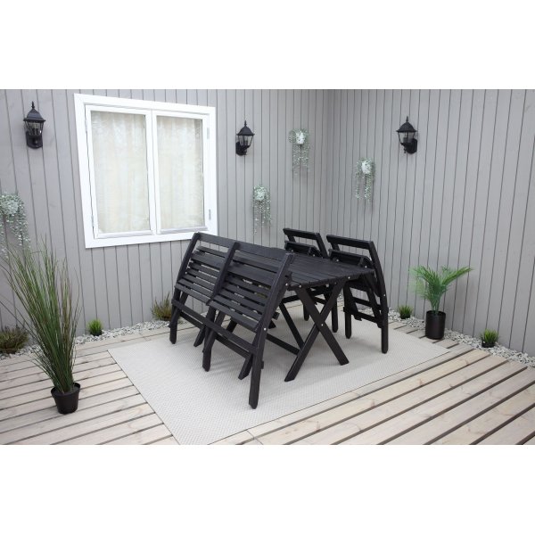 Eetgroep Knohult - Klassiek zwart Eetgroep Knohult - Klassiek zwart