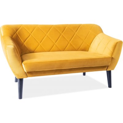 Karo 2-sits soffa - Orange sammet
