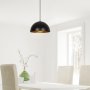 Sivani taklampa 721 - Svart/guld