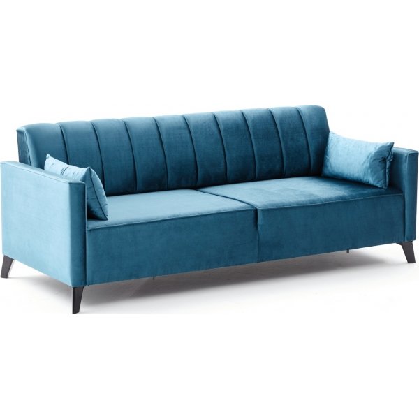 Ova 3-sits bäddsoffa - Turkos Ova 3-sits bäddsoffa - Turkos