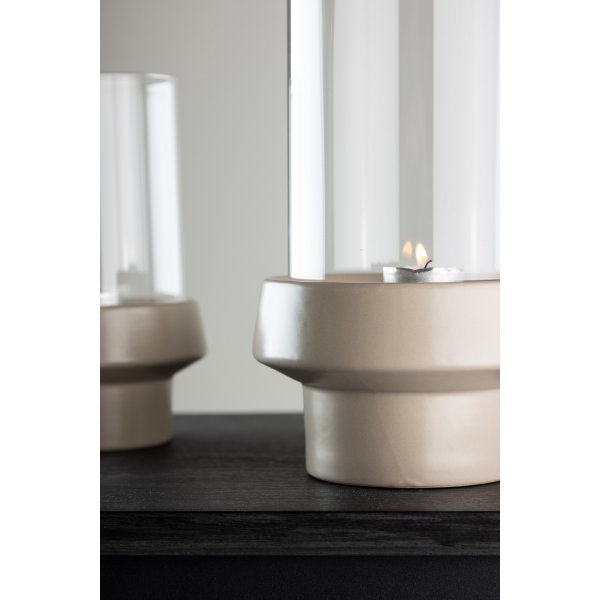 Davida lykta 15 x 29 cm - Beige