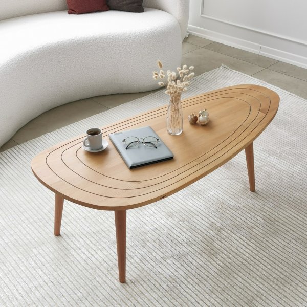 Table basse Sweet 115 x 50 cm - Teck Table basse Sweet 115 x 50 cm - Teck