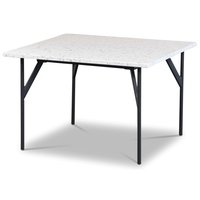 Terrazzo soffbord 75x75cm - Bianco Terrazzo & underrede AIR Terrazzo soffbord 75x75cm - Bianco Terrazzo & underrede AIR