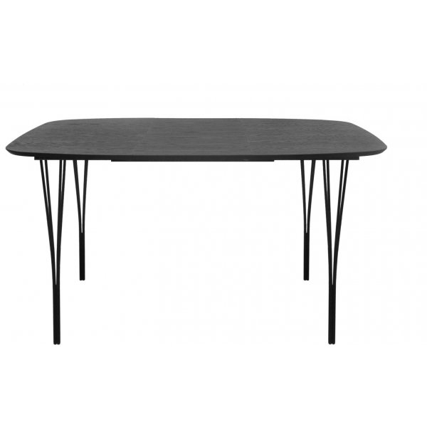 Table à manger Jar 100 cm - Placage chêne noir Table à manger Jar 100 cm - Placage chêne noir