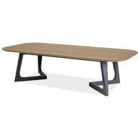 Abrams soffbord 150 cm - Ek/svart Abrams soffbord 150 cm - Ek/svart