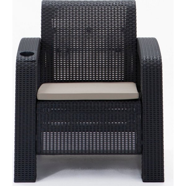 Groupe de salon Olimpos - Anthracite Groupe de salon Olimpos - Anthracite