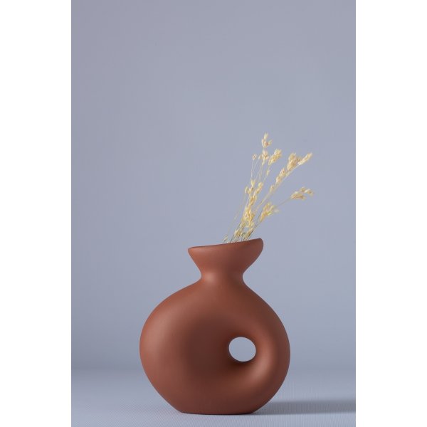 Vase Delta - Rouge brique Vase Delta - Rouge brique