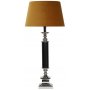 Zero lampfot H55 cm - Svart / Krom