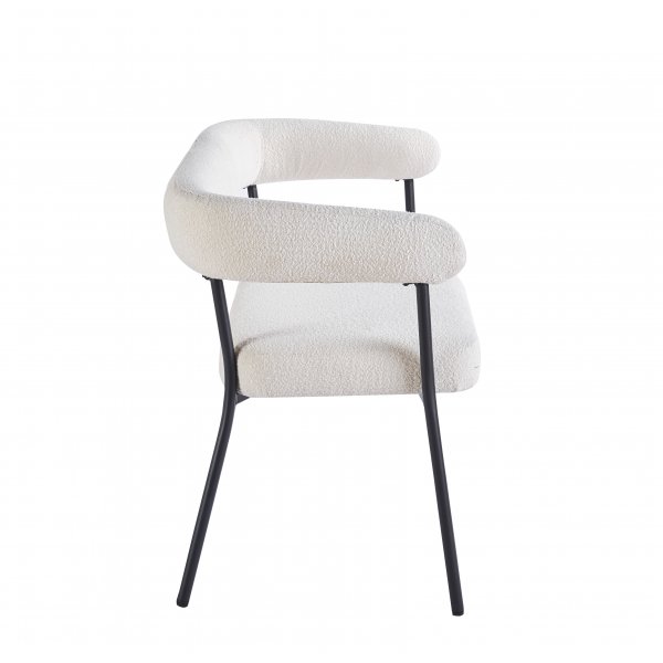 Wilma soffa 123 cm bred - Beige bouclè Wilma soffa 123 cm bred - Beige bouclè
