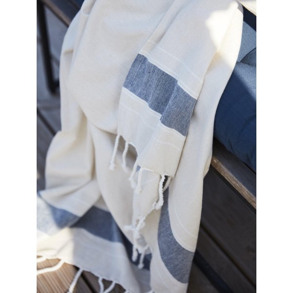 Plaid Tim 125 x 150 cm - Bleu Plaid Tim 125 x 150 cm - Bleu