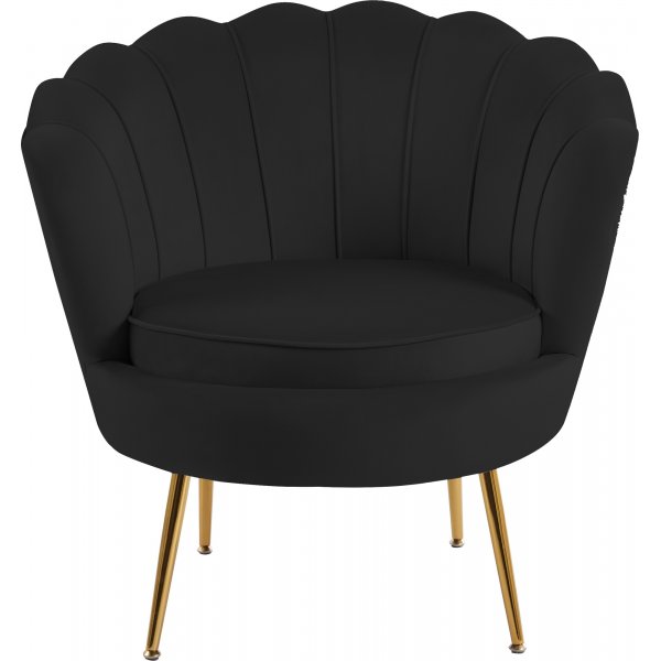Fåtölj svart sammet - Kingsley Fåtölj svart sammet - Kingsley