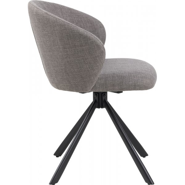 Chaise de salle à manger Pippa - Gris-marron Chaise de salle à manger Pippa - Gris-marron