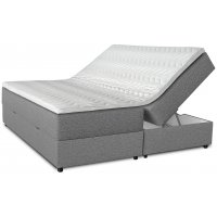 Comfort boxbed säng med förvaring 5-zons pocket (Grå) - Valfri bredd Comfort boxbed säng med förvaring 5-zons pocket (Grå) - Valfri bredd