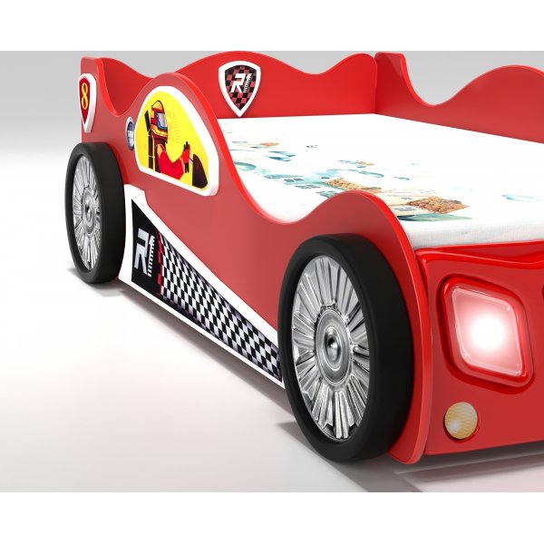 barnsäng bil - Röd Formel 1 barnsäng bil - Röd Formel 1