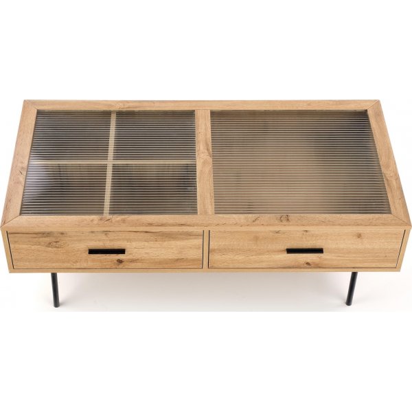 Serenity soffbord 120x 60 cm - Ek/svart Serenity soffbord 120x 60 cm - Ek/svart