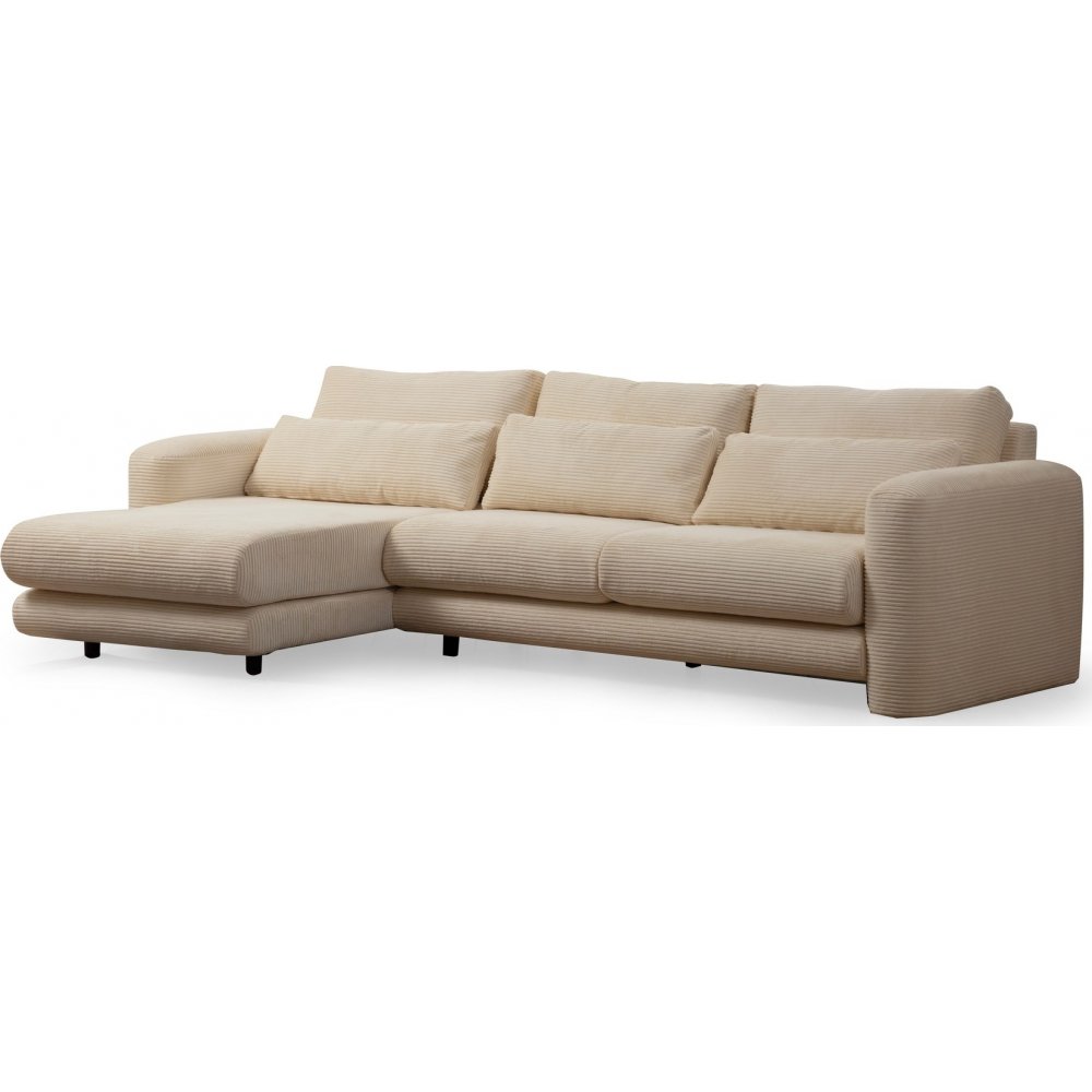 Suzy divansoffa vänster - Beige - Soffor med divan, Divansoffor, Soffor