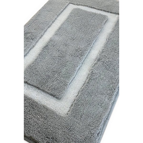 Quadrato badrumsmattor - Grå/vit Quadrato badrumsmattor - Grå/vit