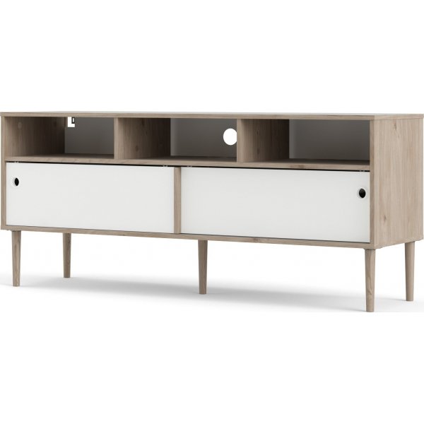 Rome TV-bänk - Hickory/vit Rome TV-bänk - Hickory/vit