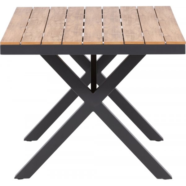 Garcia matbord 150 x 90 cm - Svart/Natur Garcia matbord 150 x 90 cm - Svart/Natur