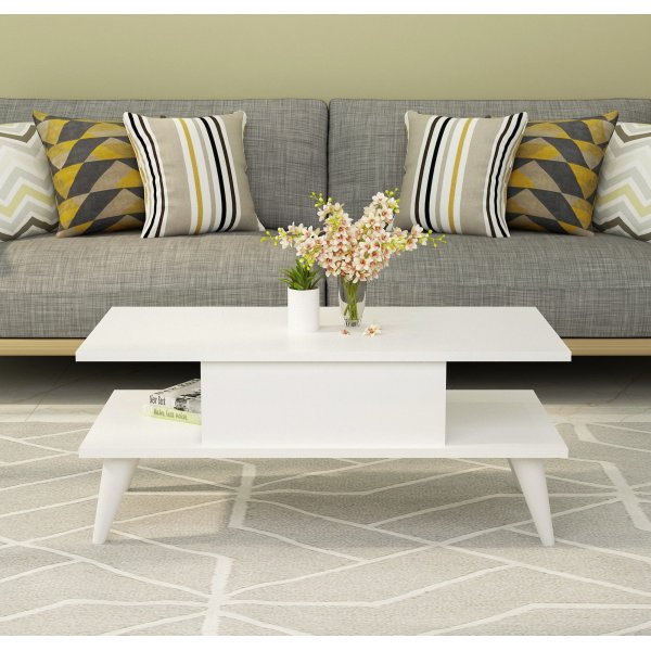 Table basse Beta - Blanc Table basse Beta - Blanc